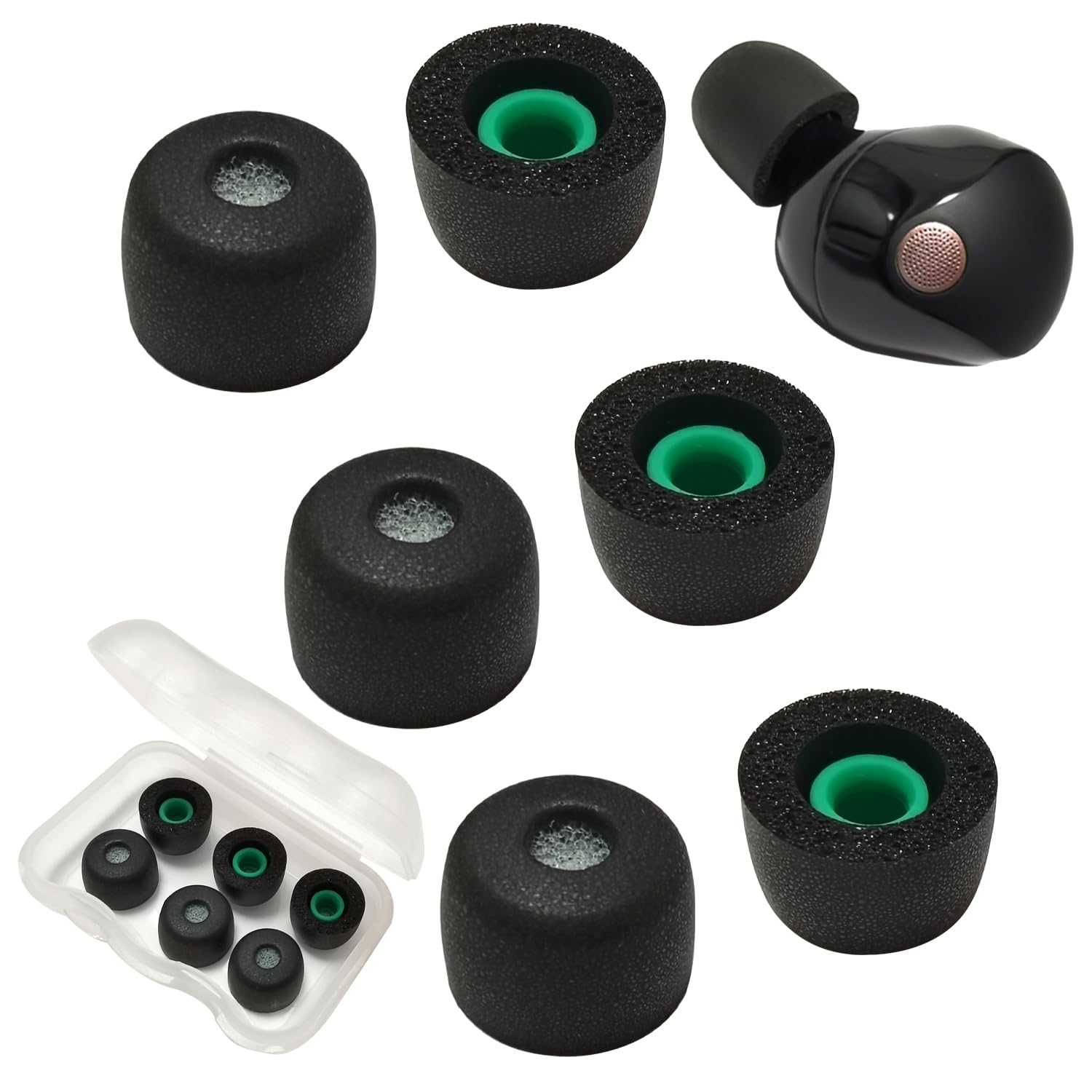 Amazon.com: Luckvan Memory Foam Ear Tips for Sony WF-1000XM5